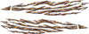 barbwire flames decals kit for vehicles